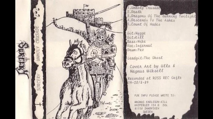 Sorcery (Sweden) - Unholy Crusade (Demo) 1989