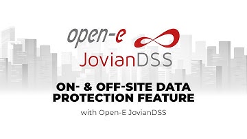 Open-E JovianDSS On- & Off-Site Data Protection Explained
