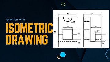 Isometric Drawing | Tutorial  | Question no 16 | #ioe  #PU #kU #drawingtutorial