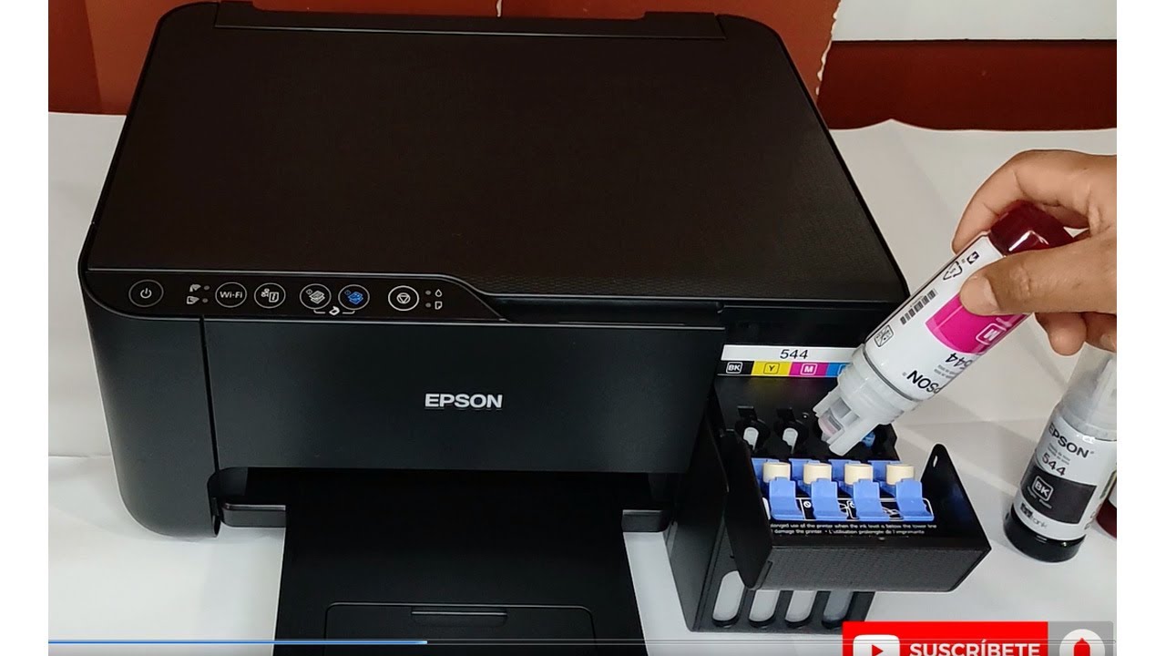 CÓMO CARGAR LAS TINTAS POR PRIMERA VEZ DE IMPRESORA EPSON L3150(Paso a