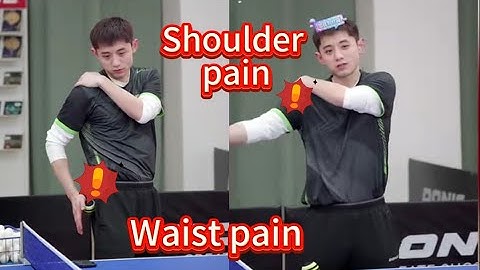 World Champion Zhang Jike Teaches You How to Protect Your Waist and Shoulders Through Training（sub）