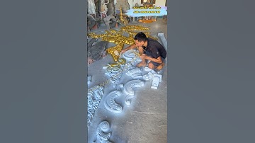 Lên Màu Hoa Văn Gửi Cho Khách - Điêu Khắc Thế Anh - Sdt : 0968890138 Hoa Văn Nhà Tân Cổ Điển