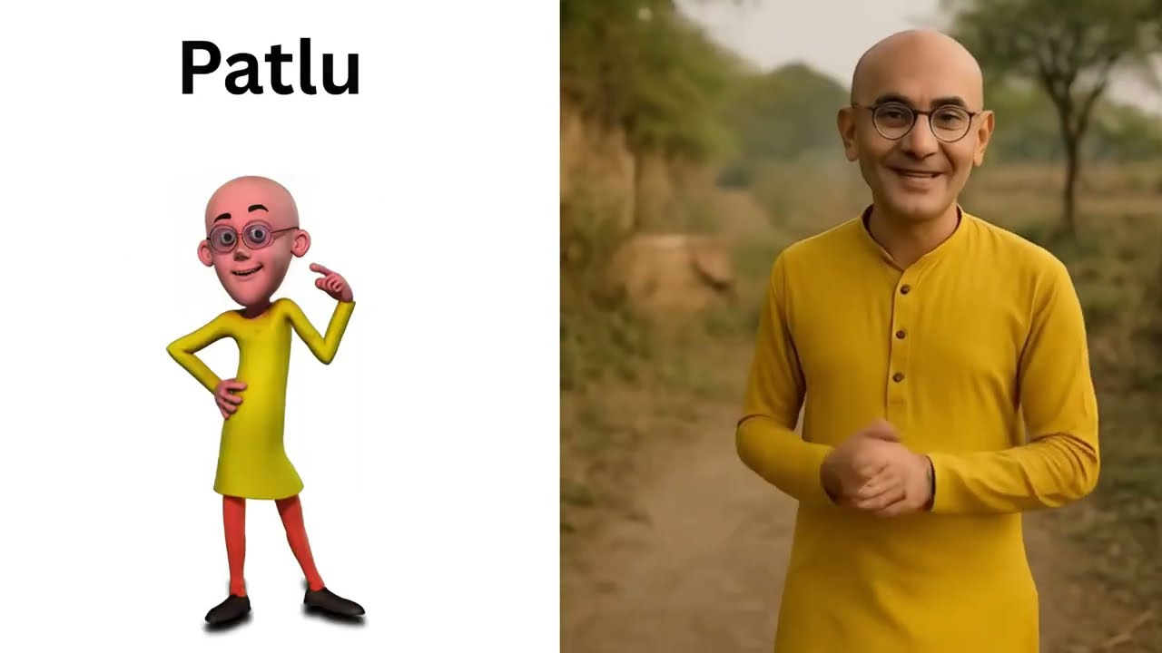 Motu Patlu in REAL LIFE! 😱 | Cartoon to Reality Transformation