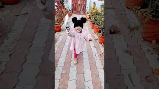 Abrar entry song Jamal kudu cute doll running❤️ #song #animal #bobydeol #babyshorts #jamalkudu #yt