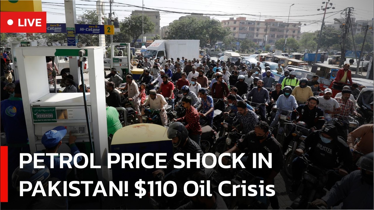 🔴LIVE: Pakistan Raises Petrol Prices 20% as Oil Surges Past $110 | AC1W