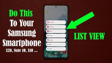 Do This To Your Samsung Smartphone (S20, Note 10, S10) - Enable LIST VIEW