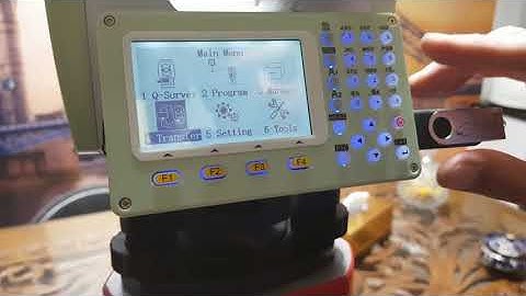 Export Import Data in Leica & Hi-Target Total Station