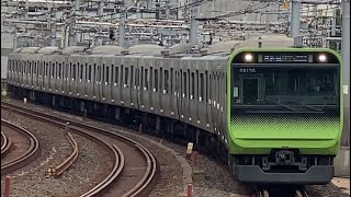E235系0番台(トウ37編成)山手線東京・品川方面行き 御徒町駅2番線到着停車シーン(0915G) 2025.11/2