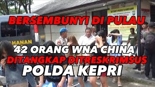 SEMBUNYI DI PULAU, 42 WNA CHINA SINDIKAT LOVE SCAMMING KEMBALI DI RINGKUS POLISI