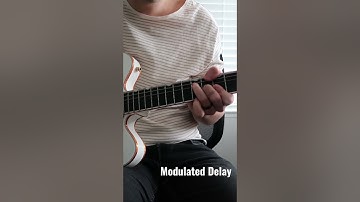 Modulated Delay vs. Modulation into Delay #guitar #guitarpedals #guitartone