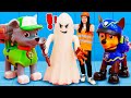 ¿Cómo hacerse amigo de un fantasma en Halloween? Máster Pum Pum y los cachorros de los Paw Patrol.