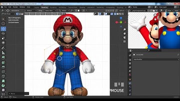 Modeling SUPER MARIO in Blender 2.91 -  Part12