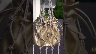 Famous Makramee Tasche aus Strass💎Macrame Rhinestone bag 👛макраме сумка из страз 💎borsa bolsa Makrome Çanta Wealth