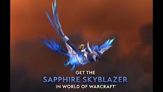 World of Warcraft Shadowlands New Mount: Sapphire Skyblazer