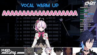 Maria Does Vocal Training With Yugo-sensei and ILUNA 🌸 Nijisanji EN