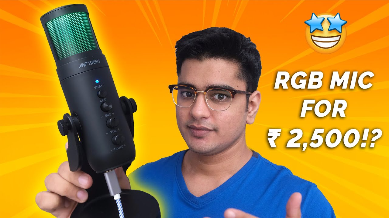 This Mic Has TOO MANY Features! Ant Esports Wente 220 RGB Gaming ...
