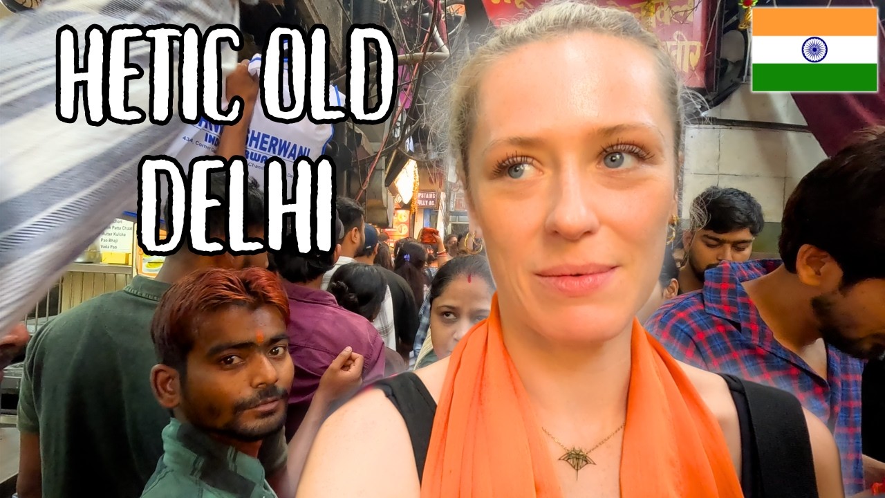 A HETIC Day In Old Delhi As a Female Foreigner! 🇮🇳