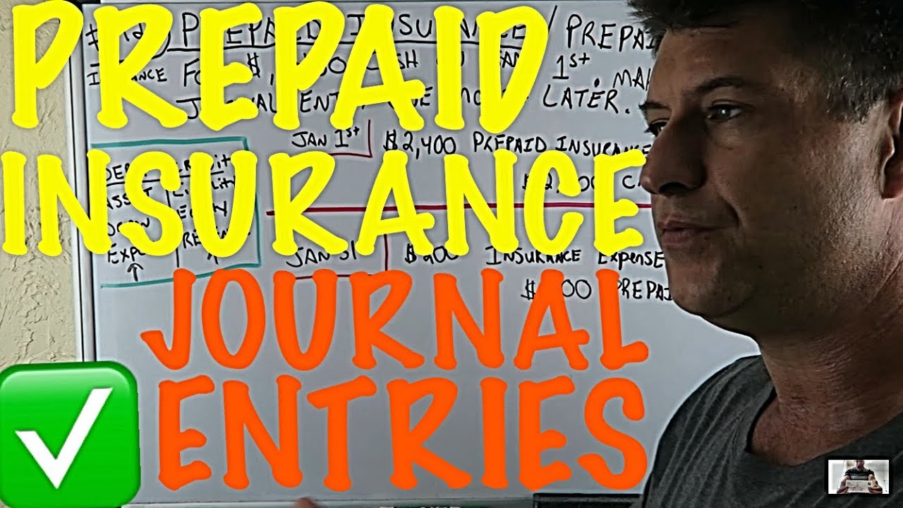 Download Prepaid Insurance Journal Entry / Balance Sheet & Income Statement / Accounting for beginners #121