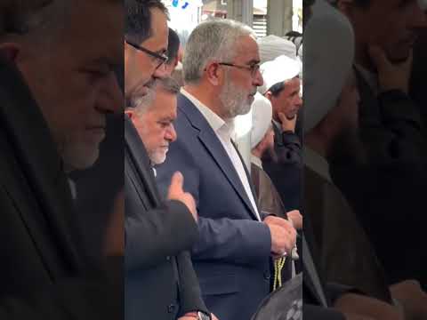 مراسم تشييع جثمان عقيلة المرجع الديني الأعلى سماحة السيد السيستاني دام ظل ه في النجف الأشرف