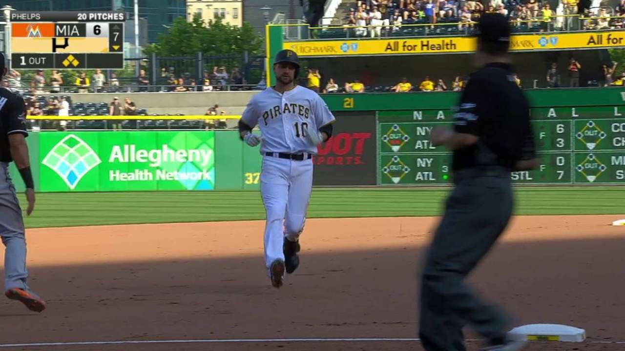 MIA@PIT: Mercer plates a pair with three-bagger