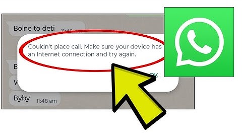 How To Fix WhatsApp App Couldn