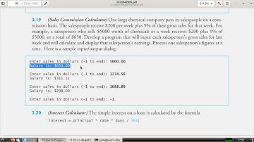 C How to Program (6th edition) - Deitel & Deitel, exercise 3.19