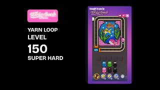Yarn Loop Level 150 Super Hard Solution | Walkthrough