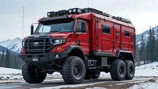 2025 Toyota 6x6 Beast The Ultimate Luxury Off Road Camper Car Safar 7 ...