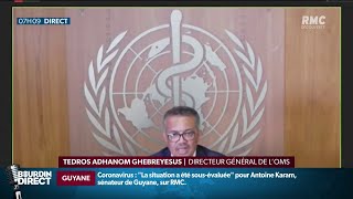 Coronavirus: le directeur général de l'OMS, Tedros Adhanom Ghebreyesus, est inquiet