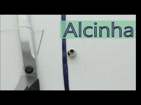 Como fazer alcinha de tecido - YouTube