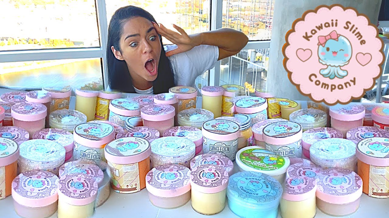 $1200 Kawaii Slime Company Slime Collection Haul + Review! is it worth  it?!?! 