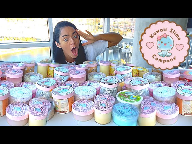 $1200 Kawaii Slime Company Slime Collection Haul + Review! is it worth  it?!?! 