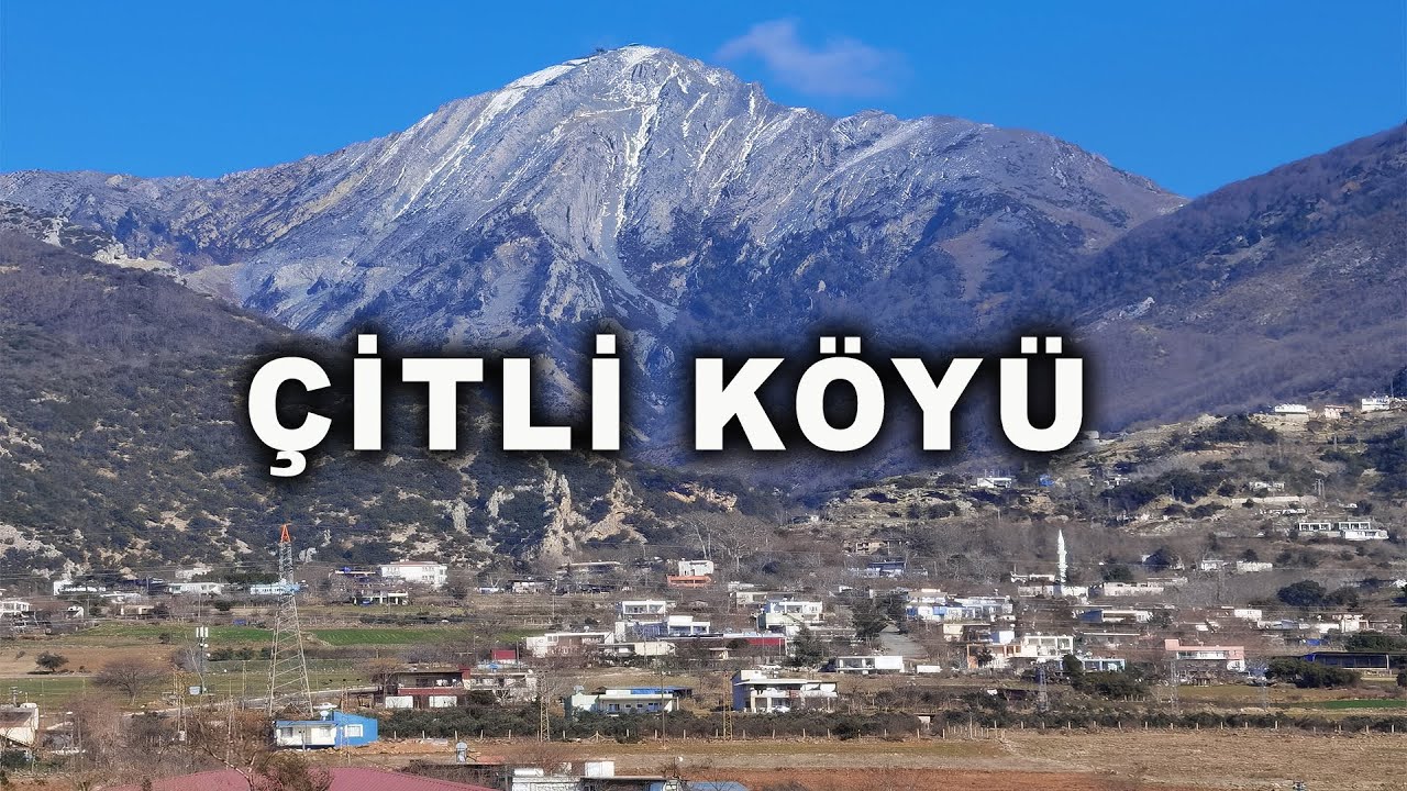 OSMANİYE DÜZİÇİ ÇİTLİ KÖYÜ GEZİSİ - (KARLI DAĞ MANZARALI KÖY)