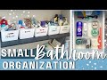 Small Bathroom Declutter + Organize with Me | 2022 Bathroom Organization + Storage Ideas