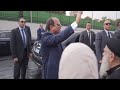 السيسي لمستقبليه في القاهرة ايه اللي مصحيكم بدري النهاردة الجمعة 