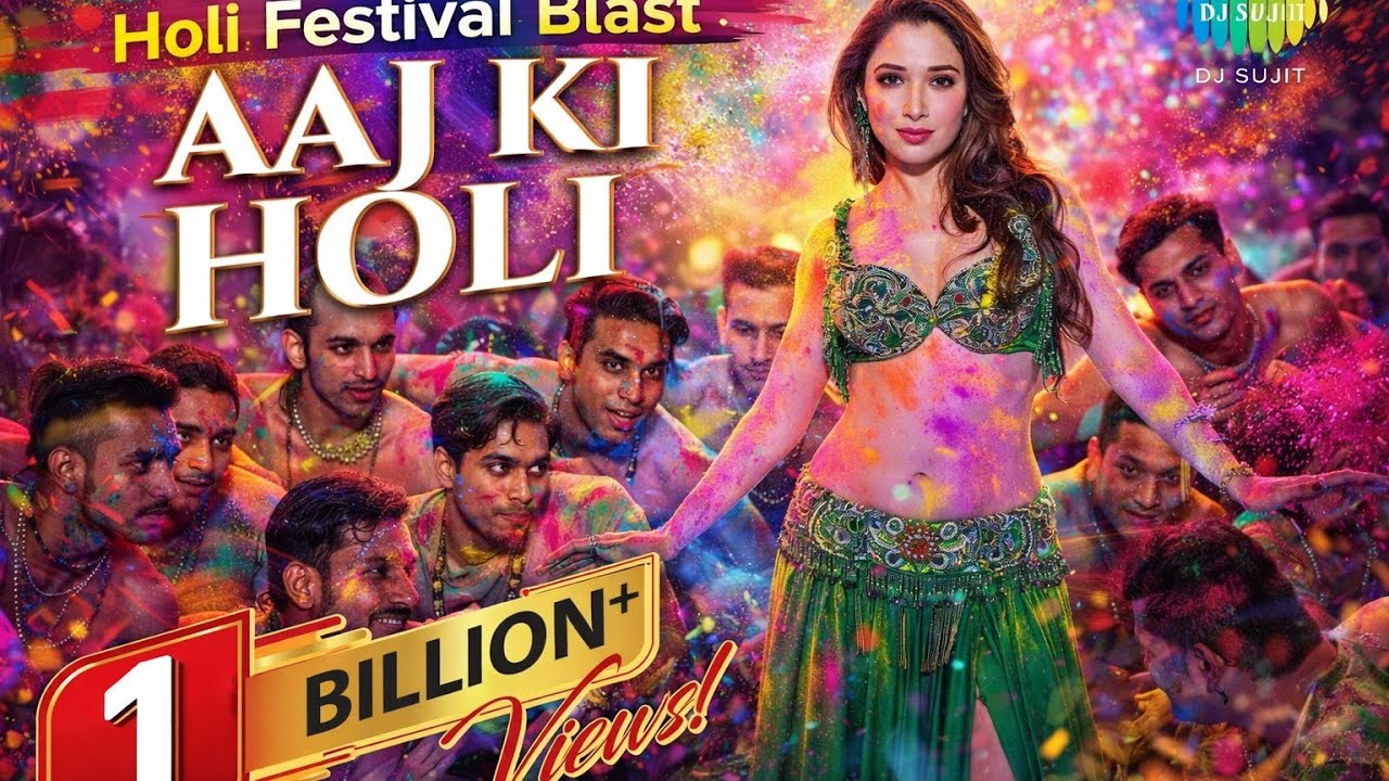 Aaj Ki Holi (Holi Festival Blast 2026) | DJ Sujit Remix | Bollywood EDM Dance Mix
