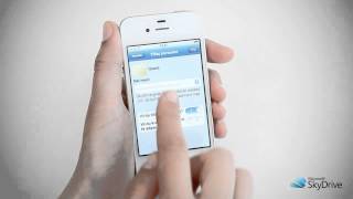 SkyDrive til iPhone: Deling og tilladelser