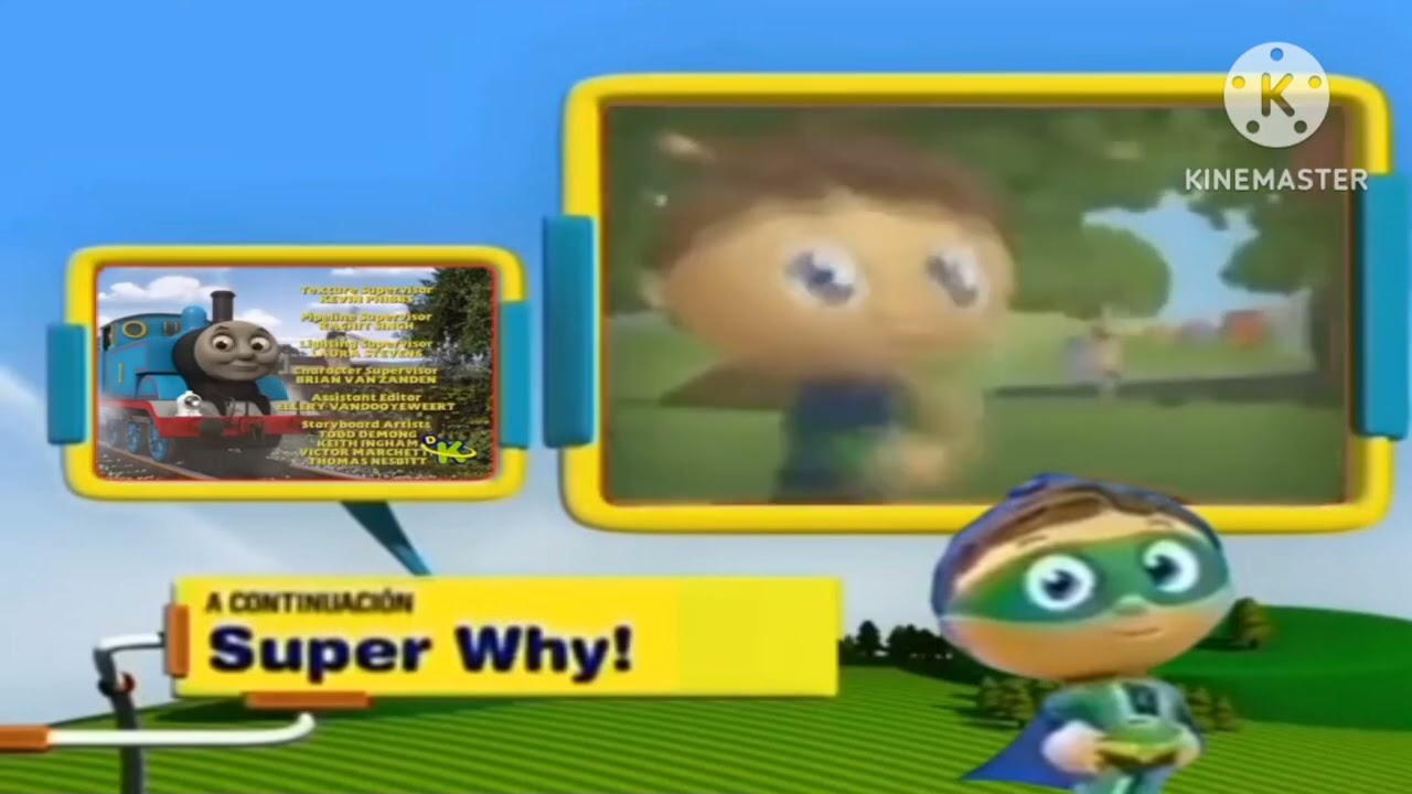 DK2013 Creditos Thomas Y Sus Amigos A Continuación Super Why! 