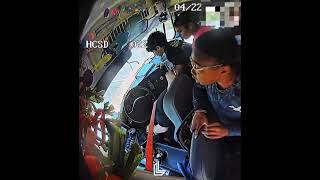 KIDS STOPPED A BUS AFTER THE DRIVER PASSED OUT #schoolbus #news #caughtoncamera