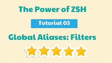 The Power of ZSH : Global Aliases To Create Your Own Meta-Shell : Filters