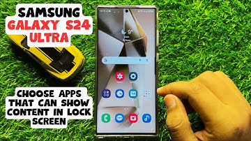 How to Choose Apps That Can Show Content In Lock Screen Notifications Samsung Galaxy S24 Ultra