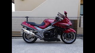 ZZ-R1100(ZXT10D-053) エンジン始動 ‪@JunkYard069‬ - YouTube