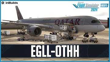 iniBuilds A350 for MSFS2024 | Real World Qatar OPS | London (LHR) - Doha *LONG-HAUL* | VATSIM