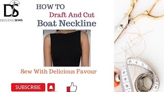 How To Draft Boat Neckline, Suscribe To Our Channel