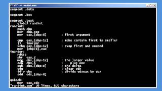 Assembly Language Training: Part 5 (10 of 17) - Assembly Language Basics (A Random Int Generator)