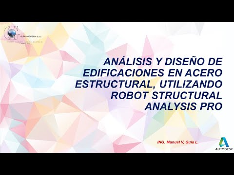 CURSO DE ANALISIS Y DISEÑO DE ESTRUCTURAS EN ACERO, CON ROBOT STRUCTURAL ANALYSIS
