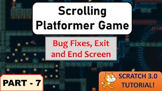 How to make a Scrolling Platformer Game - Part 7 | Scratch 3.0 Tutorial | Just Finished Coding! Wealth