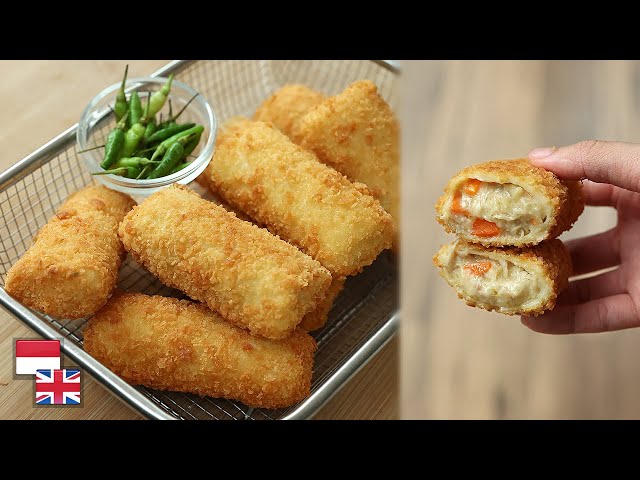 Garing Lembut Lumer Di Mulut! Resep RISOLES RAGOUT AYAM class=