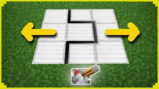 Automatic Ground Opening Door In Minecraft