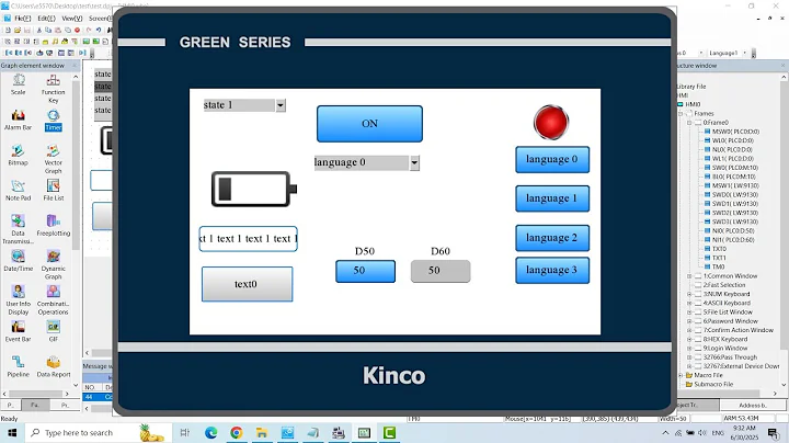 Kinco DTools Timer #hmi #plc